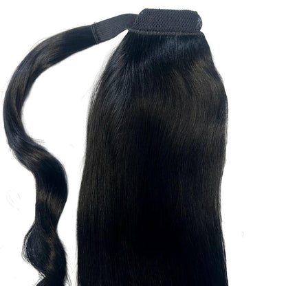 Jet Black Ponytail