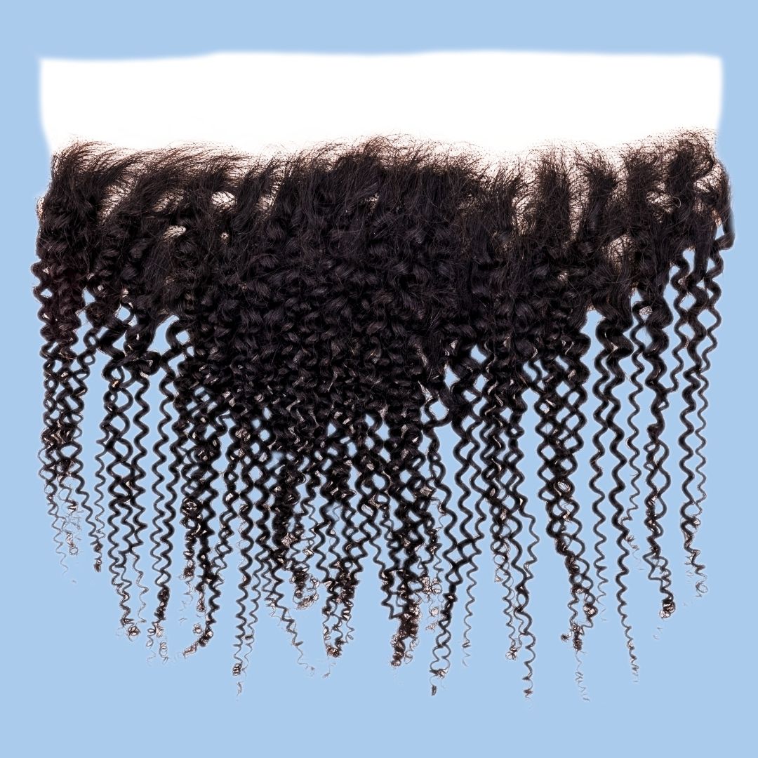 afro kinky curly frontal