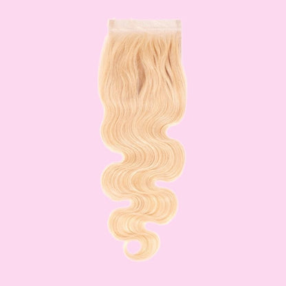 Russian Blonde Body Wave Closure