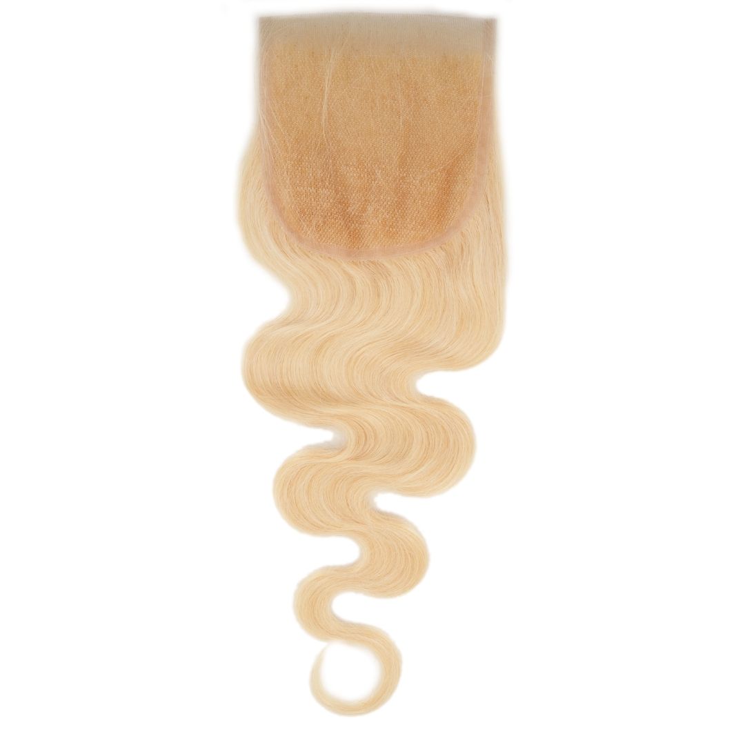 Russian Blonde Body Wave Closure